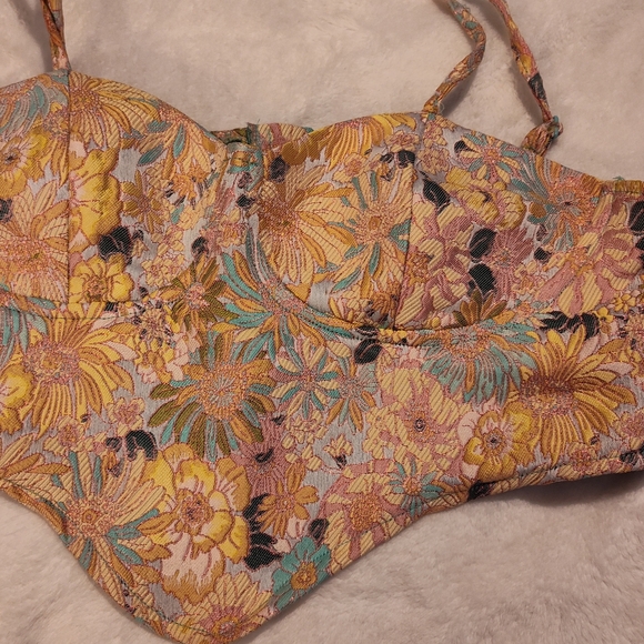 Like-New SHEIN Bustier Top Sz Medium - Picture 4 of 12